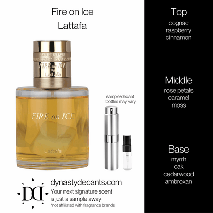 Fire on Ice by Lattafa | Fragrance Sample | Decant