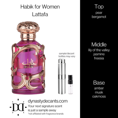 Habik for Women by Lattafa | Fragrance Sample | Decant