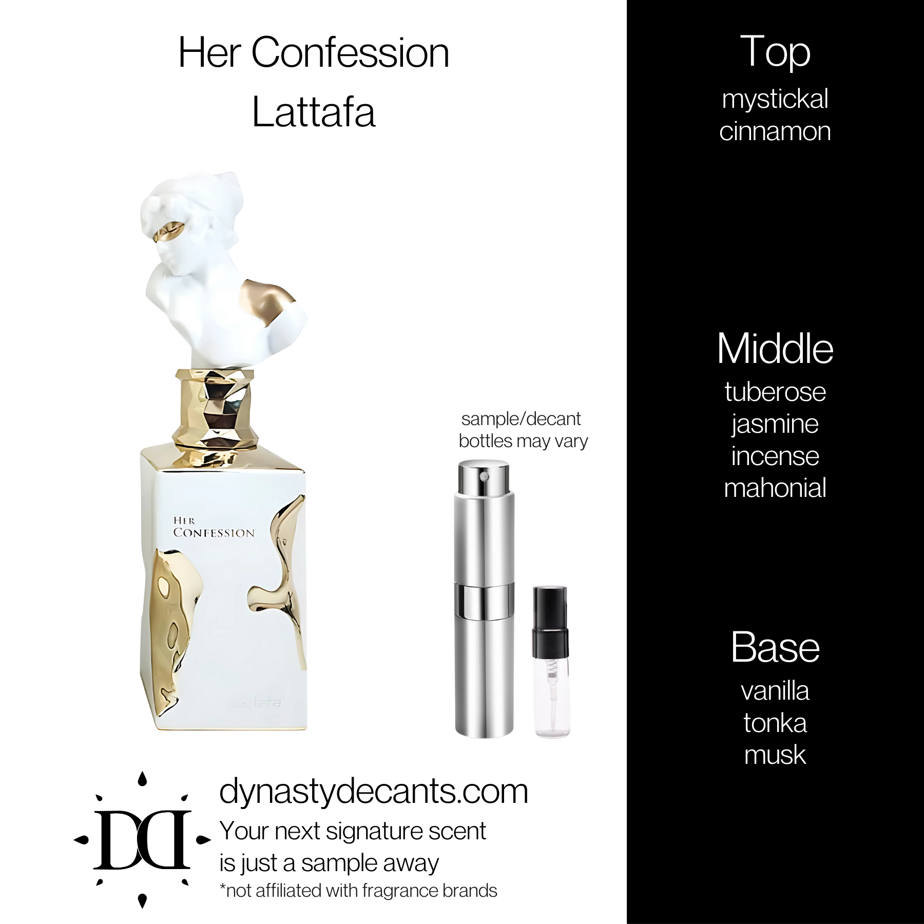 Her Confession by Lattafa | Fragrance Sample | Decant