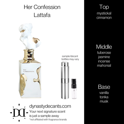 Her Confession by Lattafa | Fragrance Sample | Decant