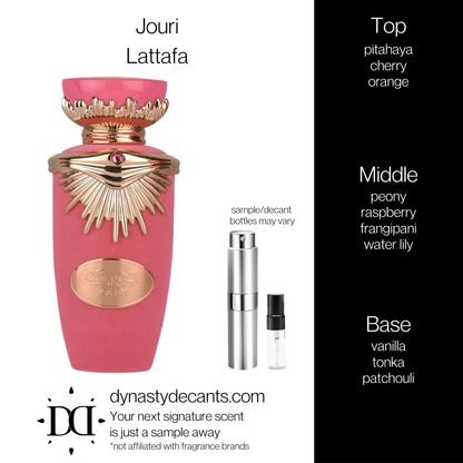 Jouri by Lattafa | Fragrance Sample | Decant
