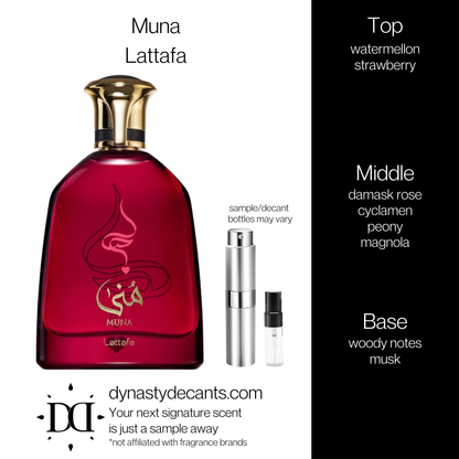Muna by Lattafa | Fragrance Sample | Decant
