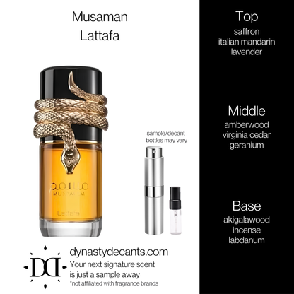 Musaman by Lattafa | Fragrance Sample | Decant