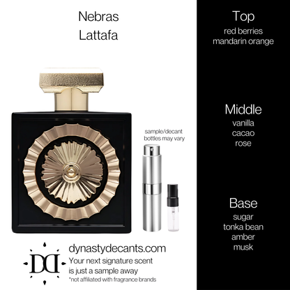 Nebras by Lattafa | Fragrance Sample | Decant
