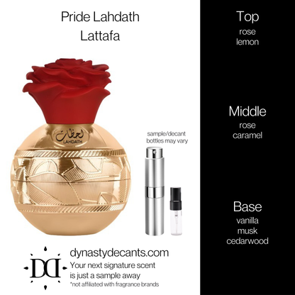Pride Lahdath by Lattafa | Fragrance Sample | Decant