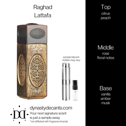 Raghad by Lattafa | Fragrance Sample | Decant