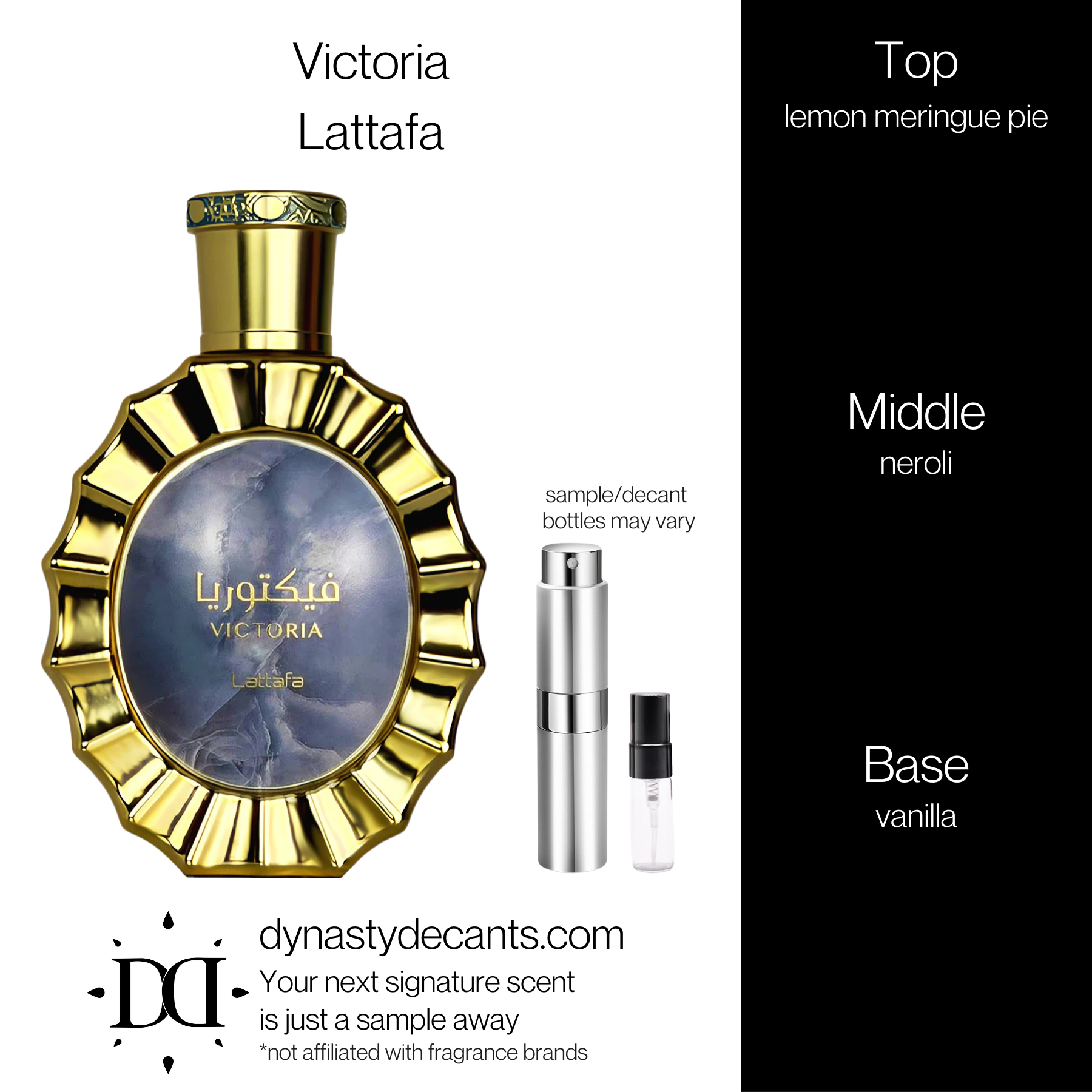 Victoria by Lattafa | Fragrance Sample | Decant