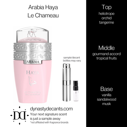 Arabia Haya by Le Chameau | Fragrance Sample | Decant