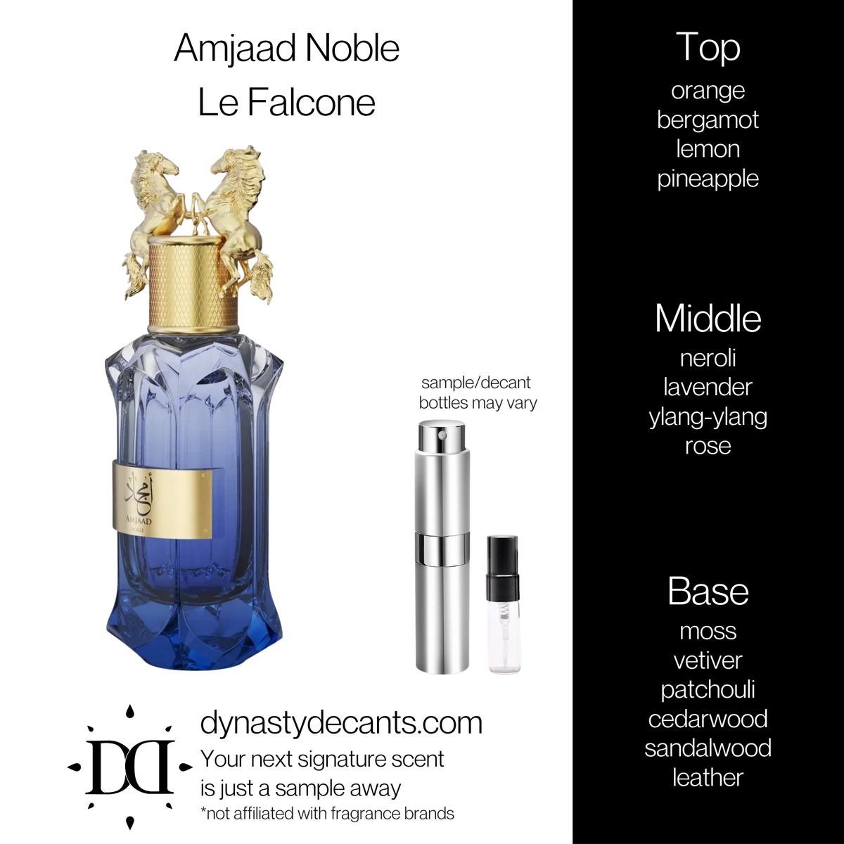 Amjaad Noble by Le Falcone | Fragrance Sample | Decant