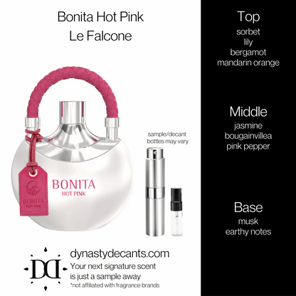 Bonita Hot Pink by Le Falcone | Fragrance Sample | Decant