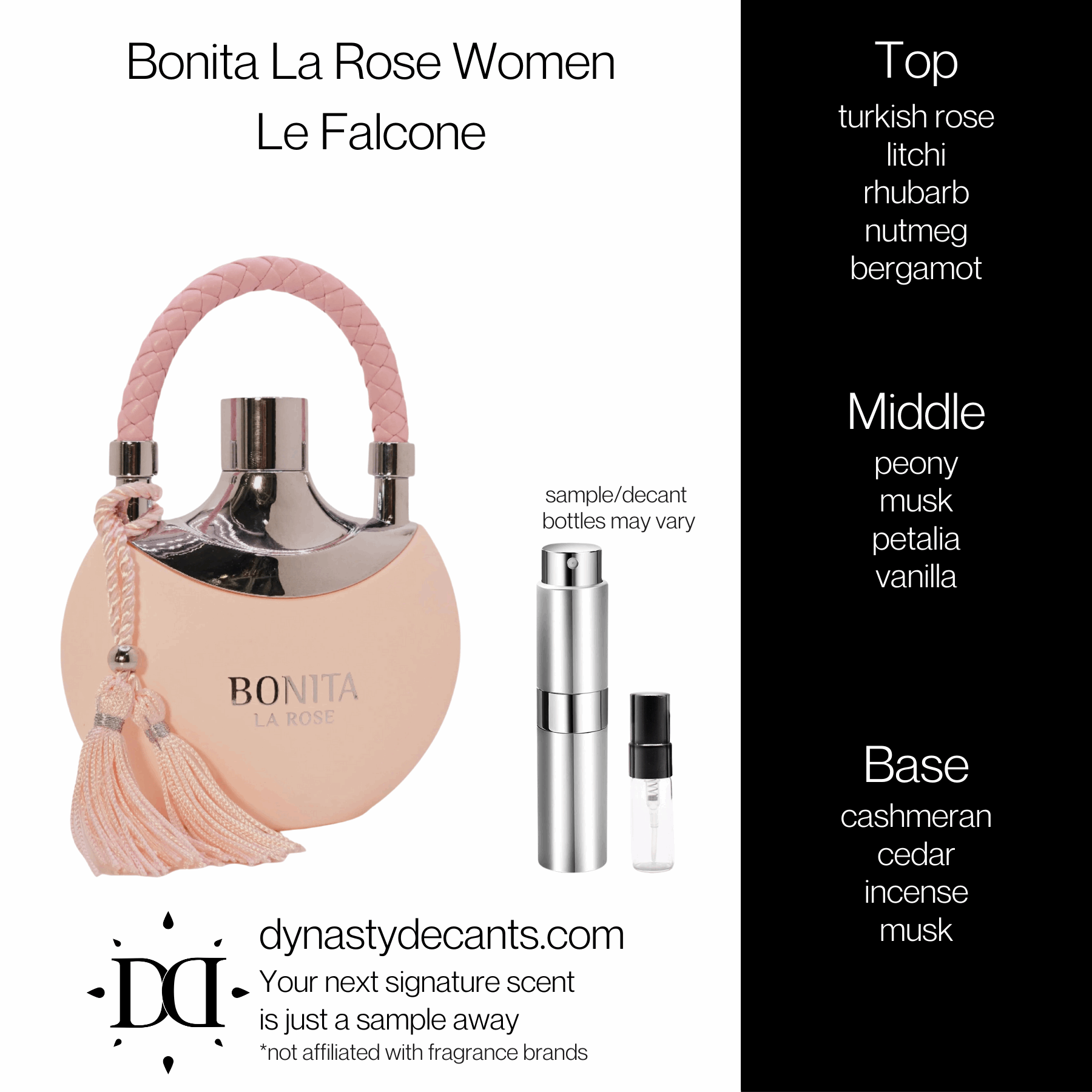 Bonita La Rose Women by Le Falcone | Fragrance Sample | Decant