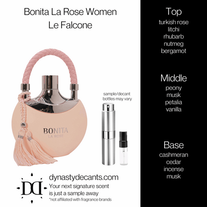 Bonita La Rose Women by Le Falcone | Fragrance Sample | Decant