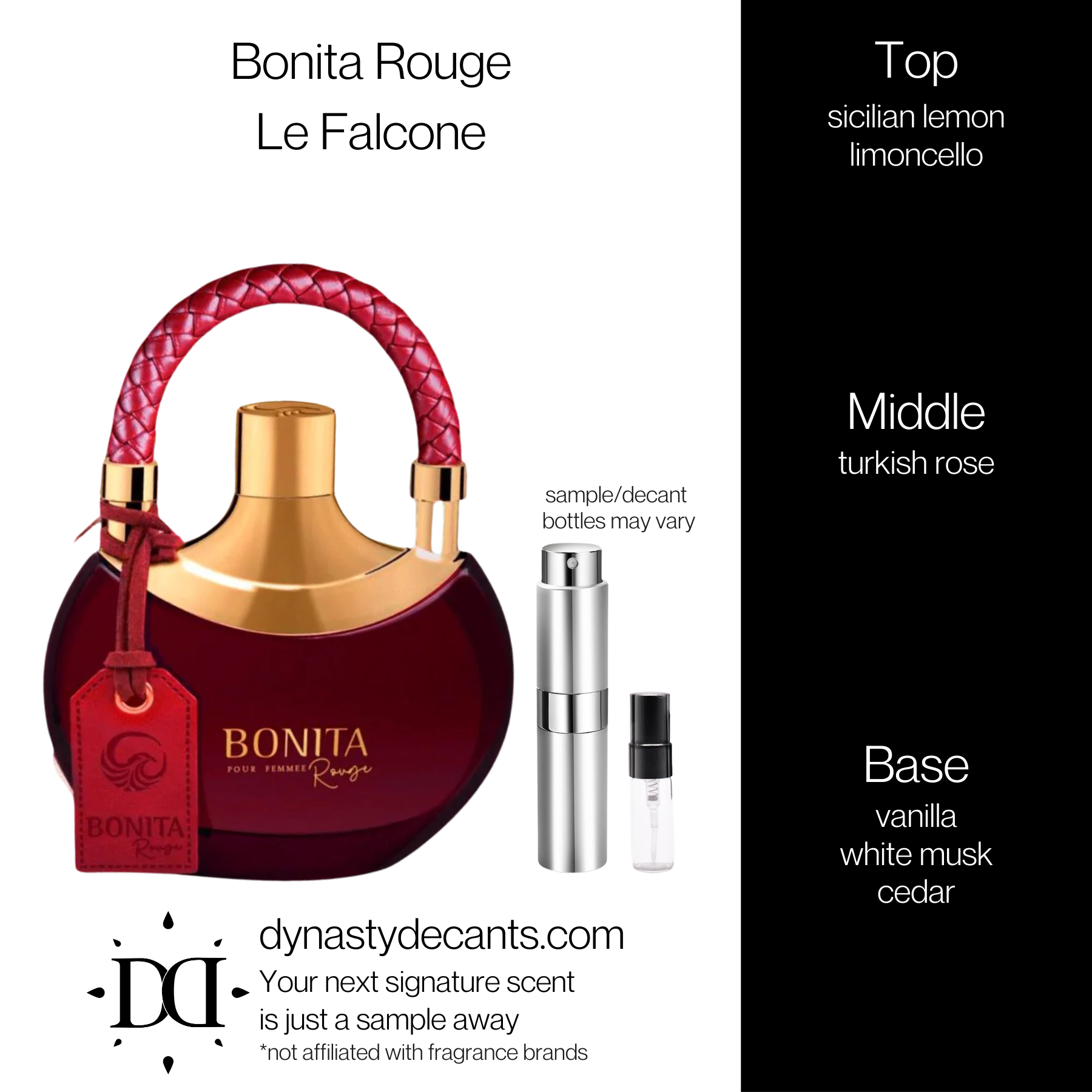 Bonita Rouge by Le Falcone | Fragrance Sample | Decant