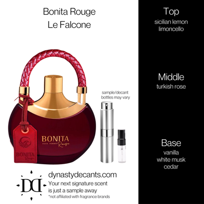 Bonita Rouge by Le Falcone | Fragrance Sample | Decant