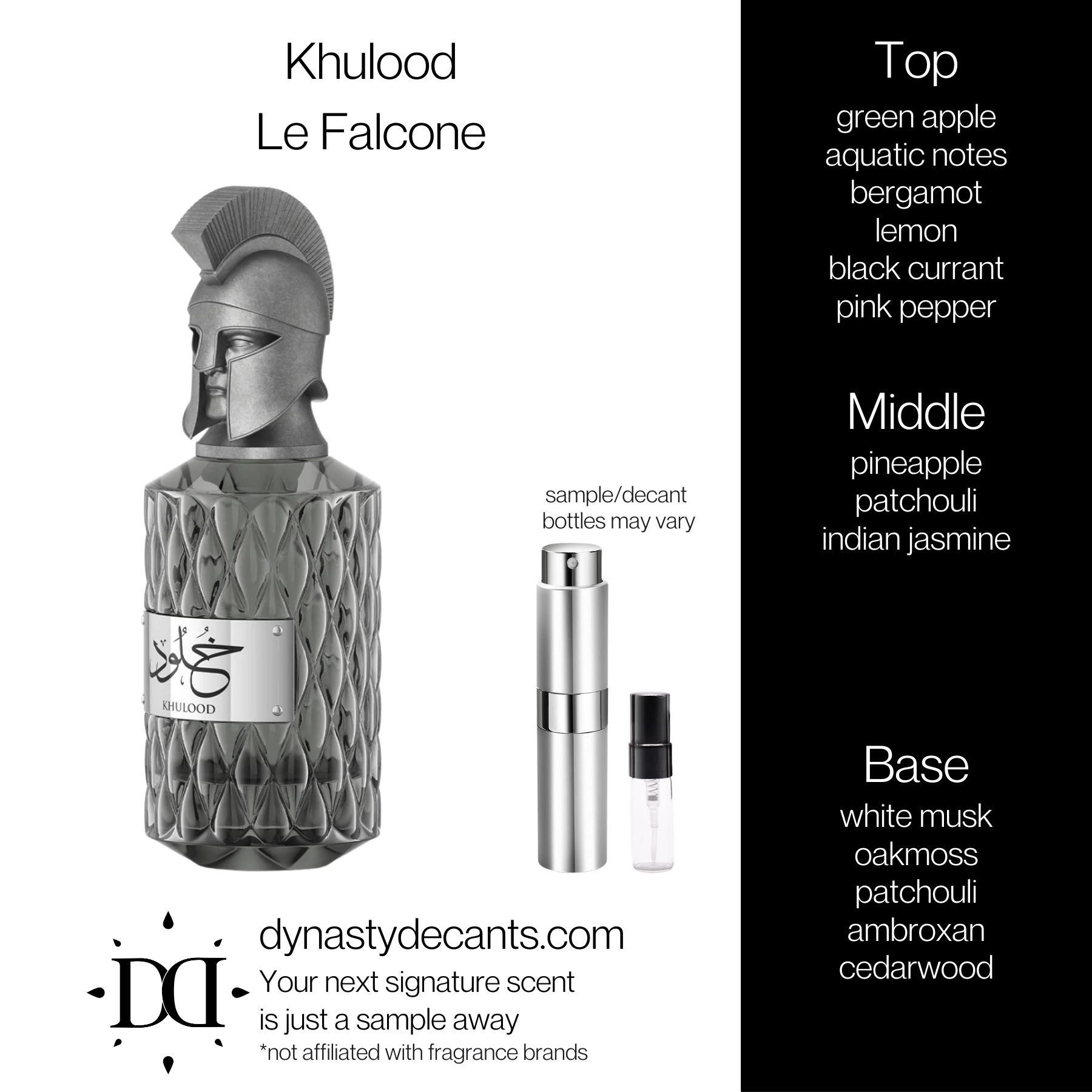 Khulood by Le Falcone | Fragrance Sample | Decant