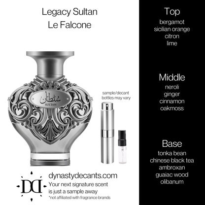 Legacy Sultan by Le Falcone | Fragrance Sample | Decant