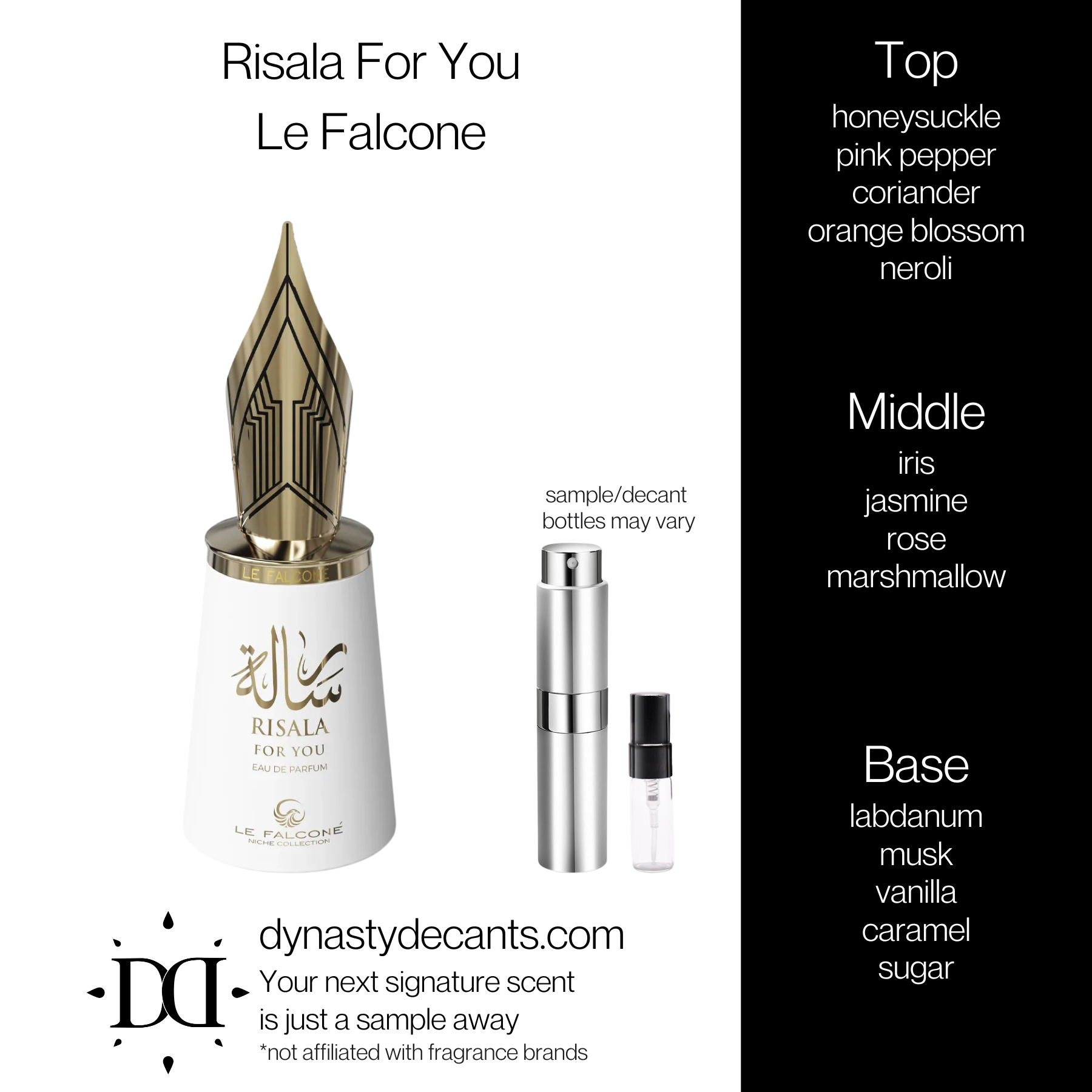 Risala For You by Le Falcone | Fragrance Sample | Decant