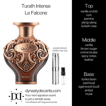 Turath Intense by Le Falcone | Fragrance Sample | Decant