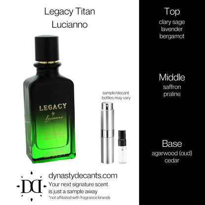 Titan Legacy by Lucianno | Fragrance Sample | Decant