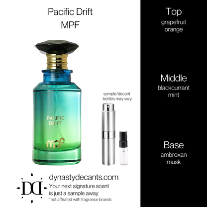 Pacific Drift by MPF | Fragrance Sample | Decant