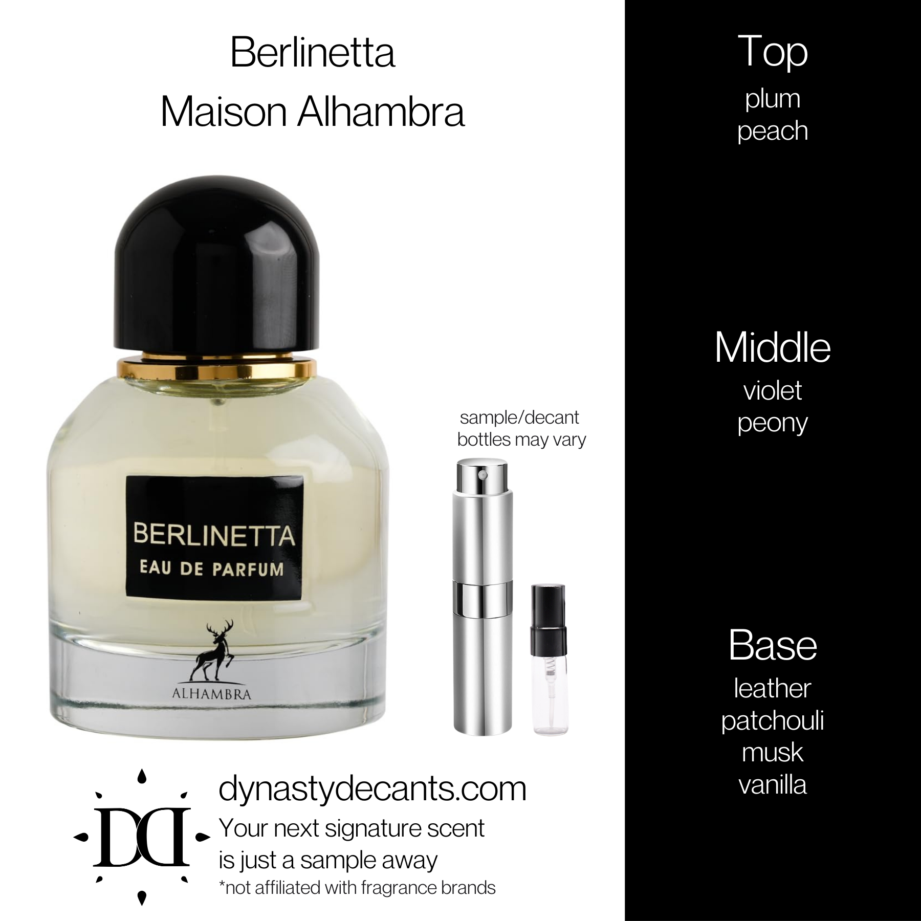 Berlinetta by Maison Alhambra | Fragrance Sample | Decant