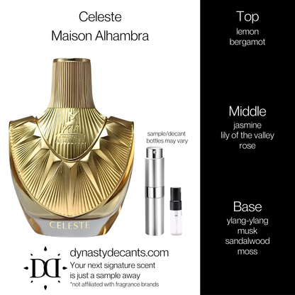 Celeste by Maison Alhambra | Fragrance Sample | Decant