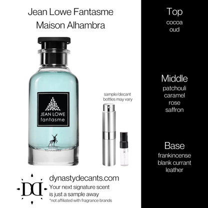 Jean Lowe Fantasme by Maison Alhambra | Fragrance Sample | Decant