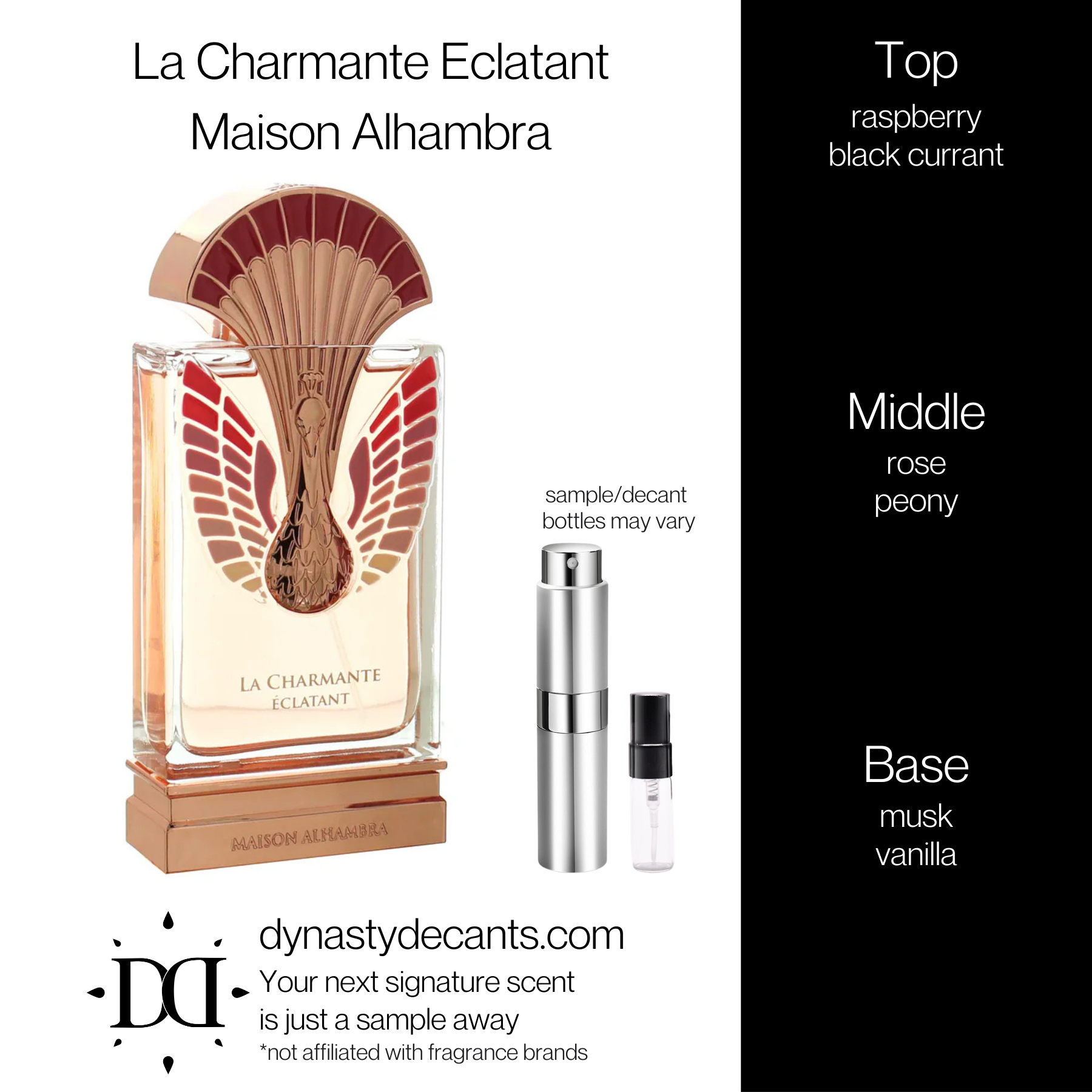 La Charmante Eclatant by Maison Alhambra | Fragrance Sample | Decant