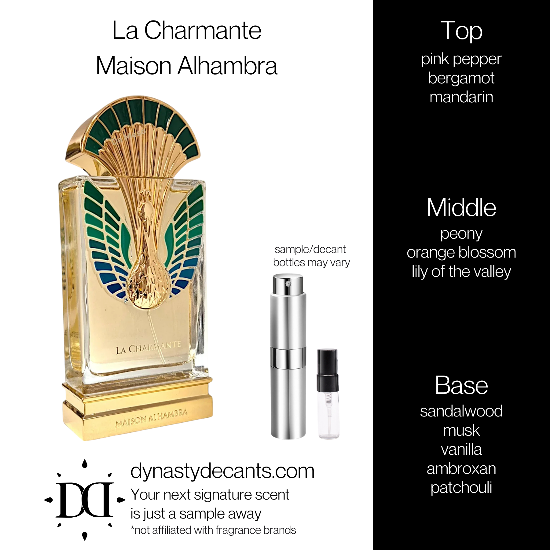 La Charmante by Maison Alhambra | Fragrance Sample | Decant