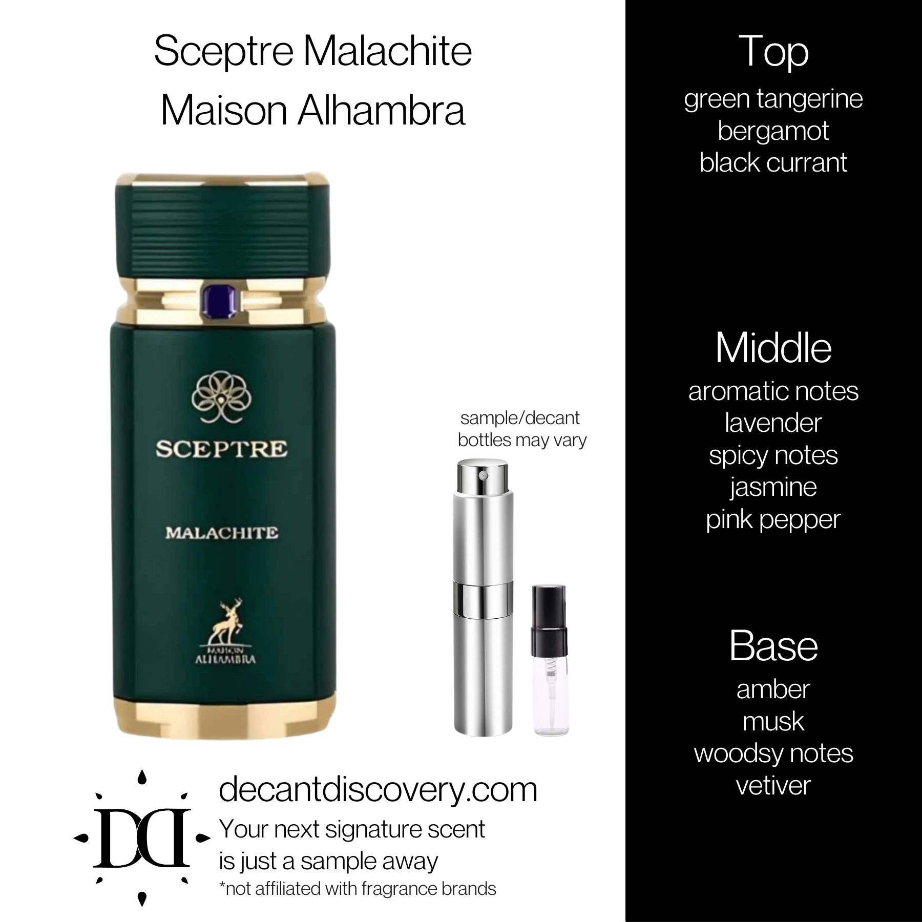 Sceptre Malachite - Maison Alhambra