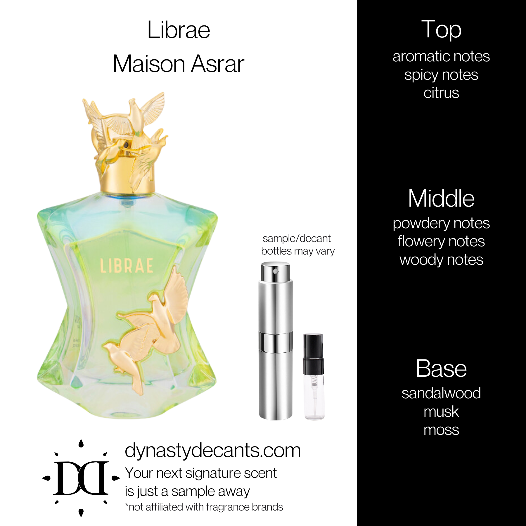Librae by Maison Asrar | Fragrance Sample | Decant
