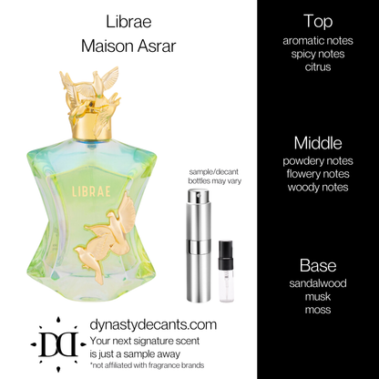Librae by Maison Asrar | Fragrance Sample | Decant