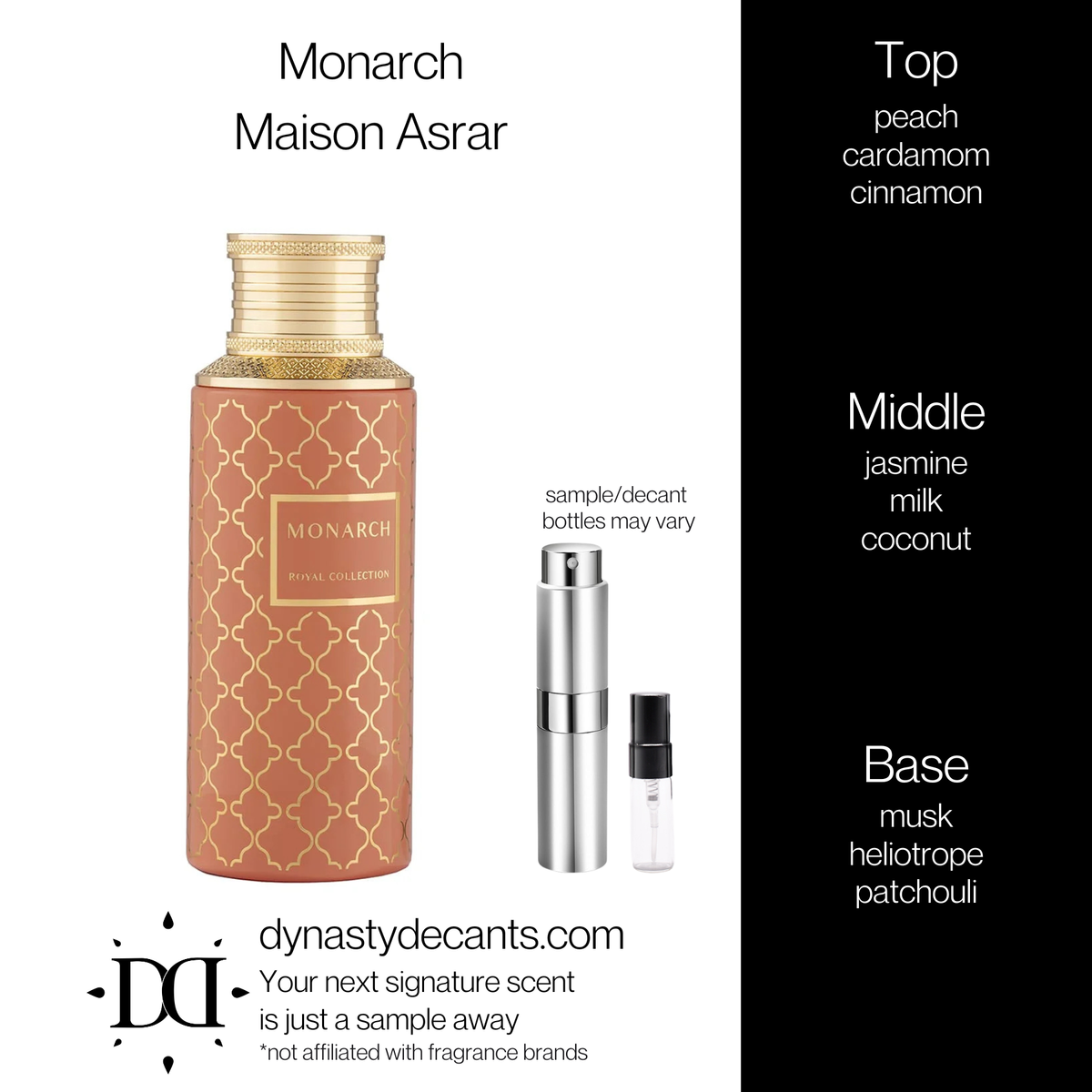 Monarch by Maison Asrar | Fragrance Sample | Decant