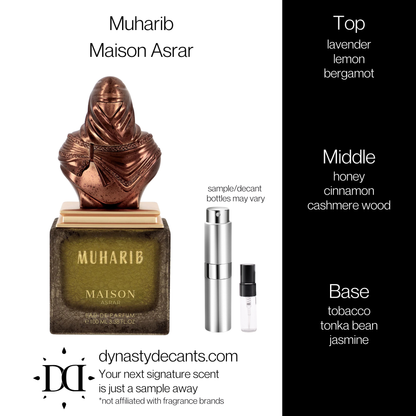 Muharib by Maison Asrar | Fragrance Sample | Decant