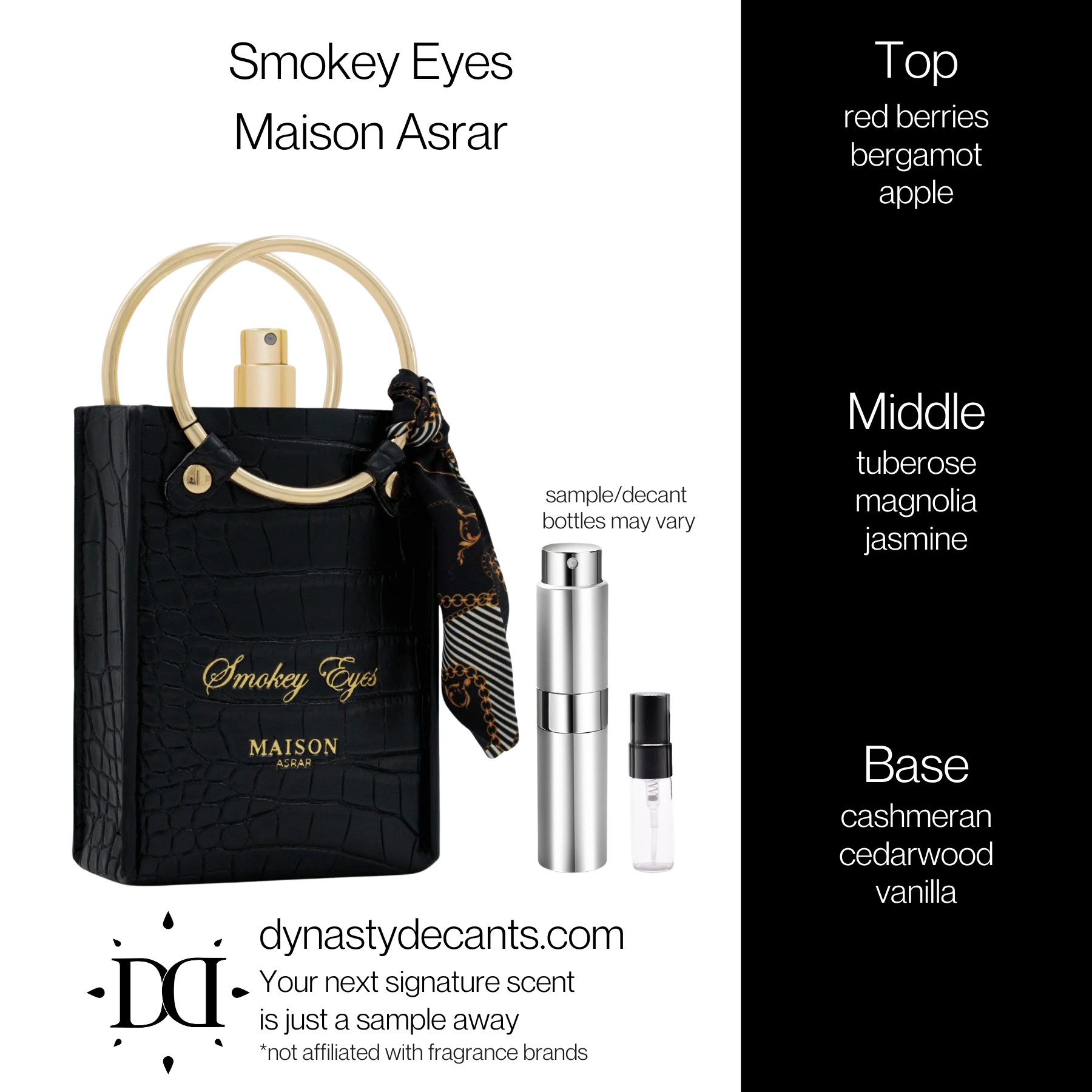 Smokey Eyes by Maison Asrar | Fragrance Sample | Decant