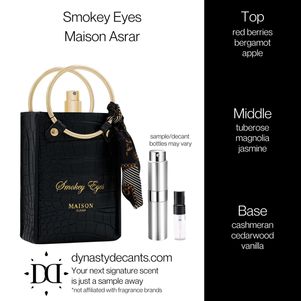Smokey Eyes by Maison Asrar | Fragrance Sample | Decant
