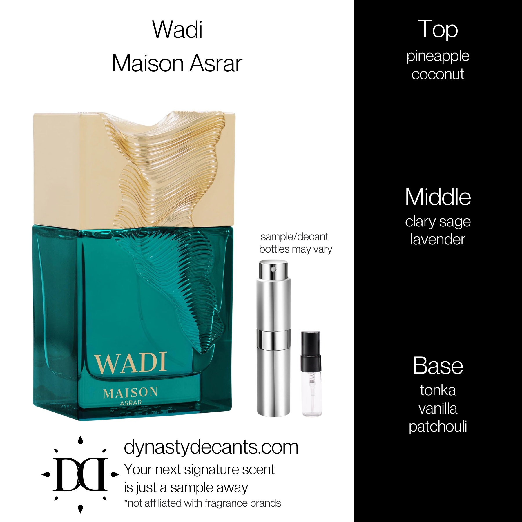 Wadi by Maison Asrar | Fragrance Sample | Decant