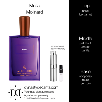 Musc by Molinard | Fragrance Sample | Decant