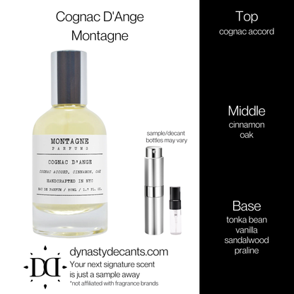 Cognac D'Ange by Montagne | Fragrance Sample | Decant