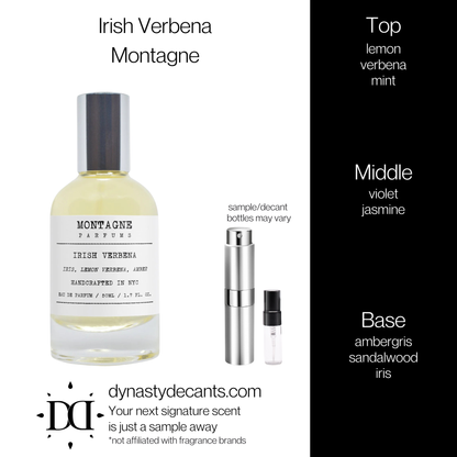 Irish Verbena by Montagne | Fragrance Sample | Decant