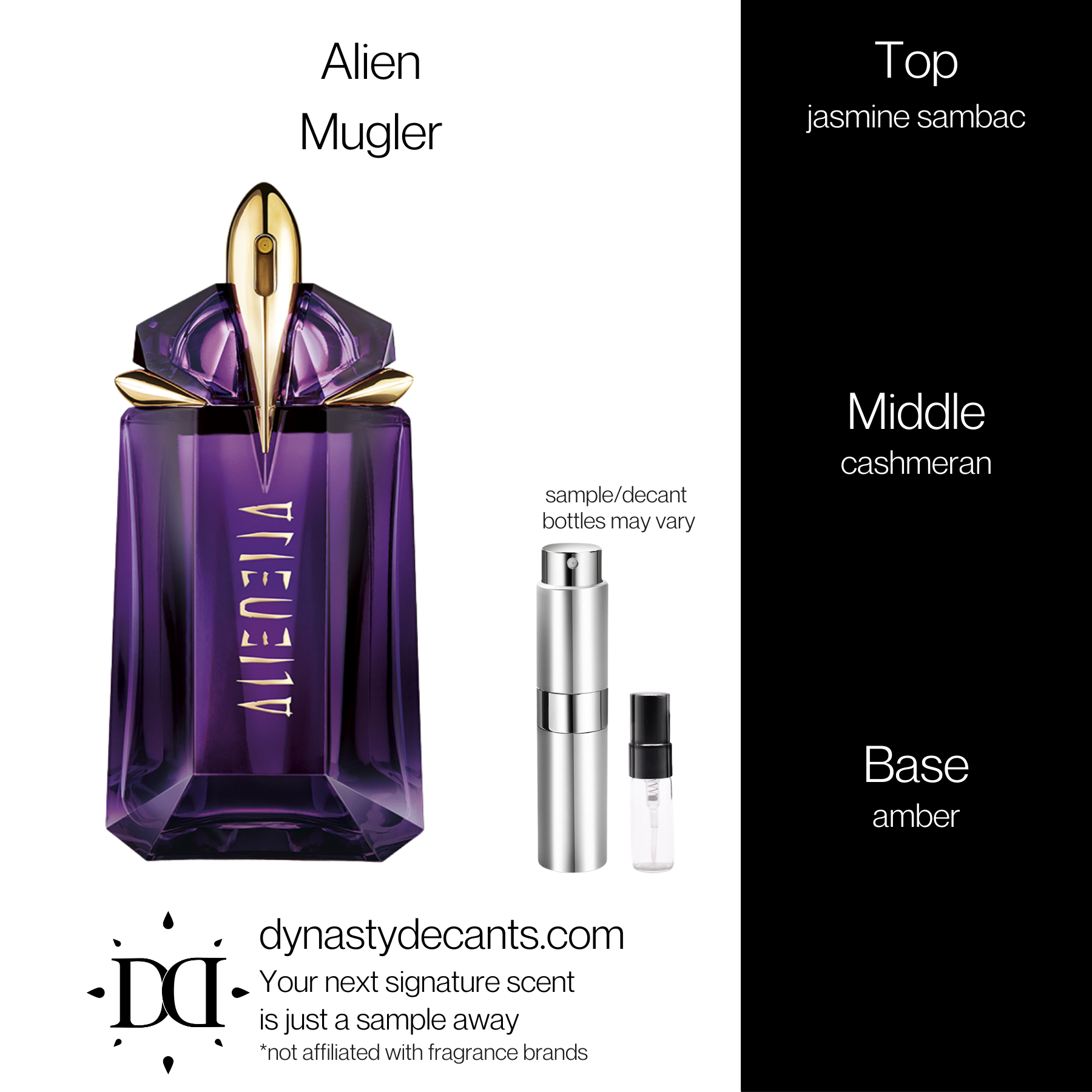 Alien by Mugler | Fragrance Sample | Decant