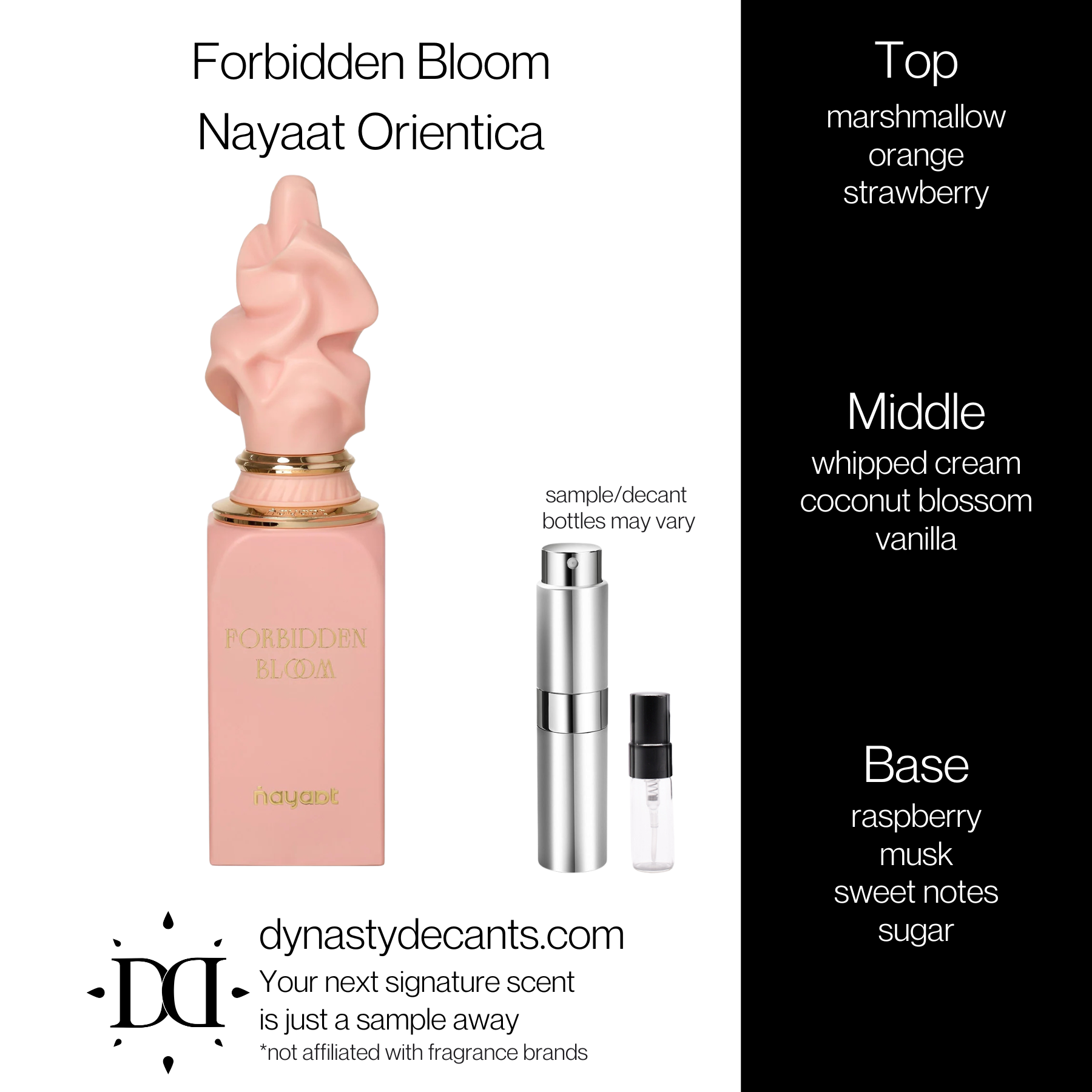 Forbidden Bloom by Nayaat Orientica | Fragrance Sample | Decant