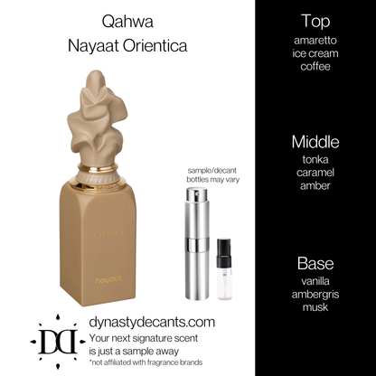 Qahwa by Nayaat Orientica | Fragrance Sample | Decant