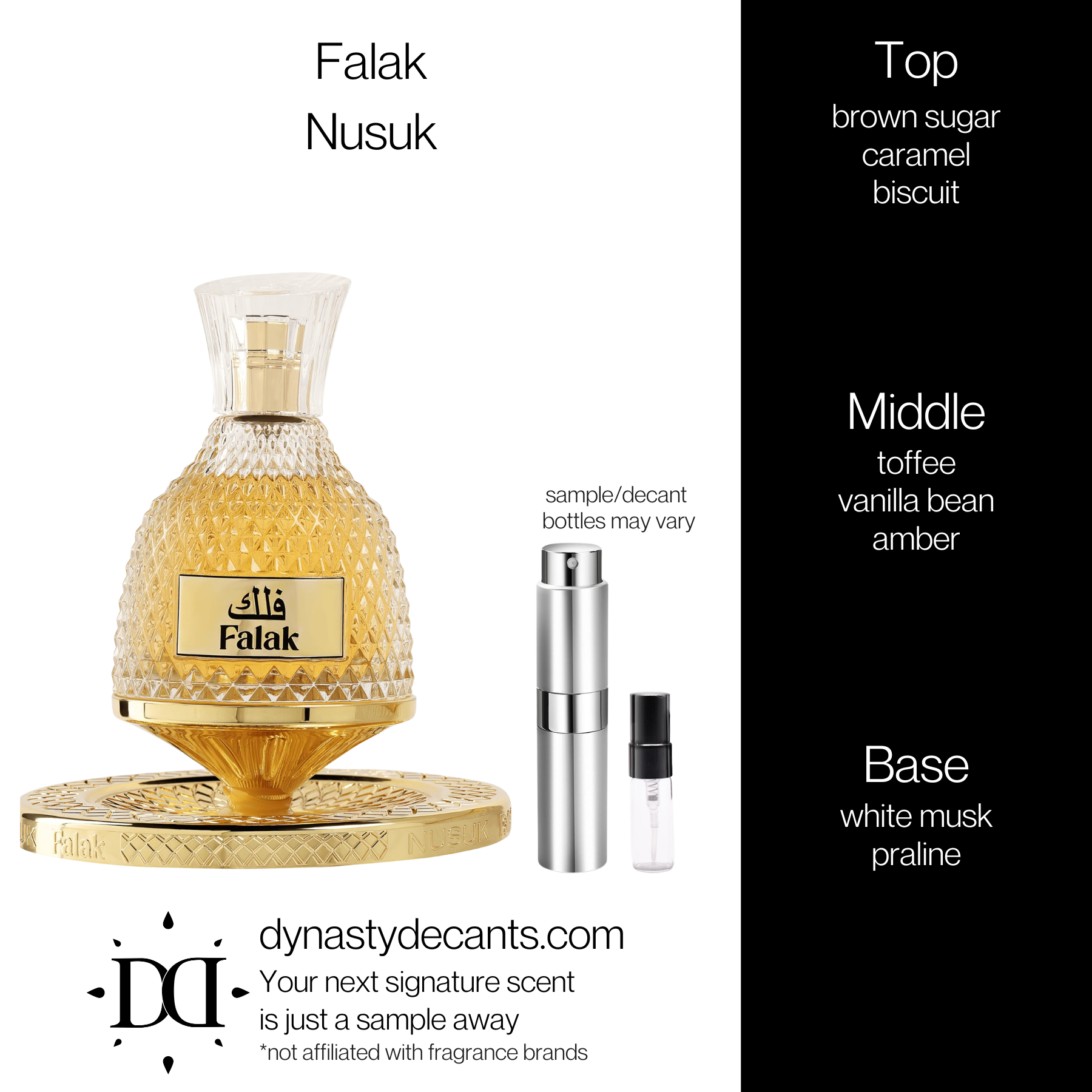 Falak by Nusuk | Fragrance Sample | Decant
