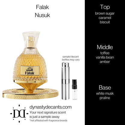 Falak by Nusuk | Fragrance Sample | Decant
