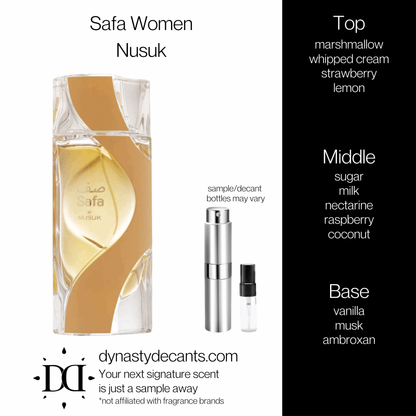 Safa Women by Nusuk | Fragrance Sample | Decant