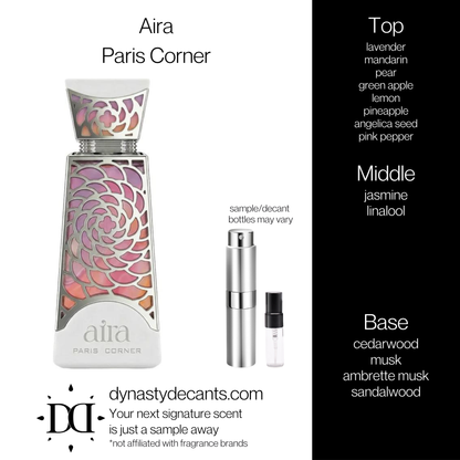 Aira by Paris Corner | Fragrance Sample | Decant