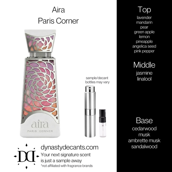 Aira by Paris Corner | Fragrance Sample | Decant