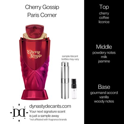 Cherry Gossip by Paris Corner | Fragrance Sample | Decant