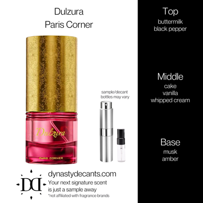 Dulzura by Paris Corner | Fragrance Sample | Decant